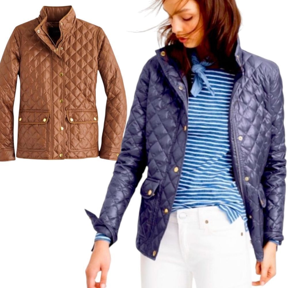 JCrew Not Factory Downtown Field Quilted Down-Filled Jacket Size S